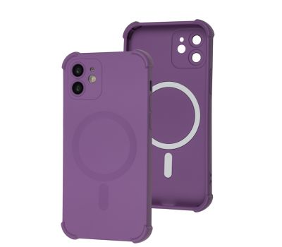 Чохол для iPhone 12 WAVE Silk Touch WXD MagSafe purple