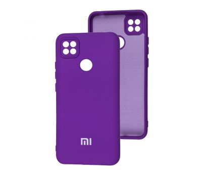 Чохол для Xiaomi Redmi 9C / 10A Silicone Full camera фіолетовий/purple
