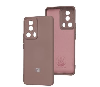 Чохол для Xiaomi  13 Lite Silicone Full camera pink sand