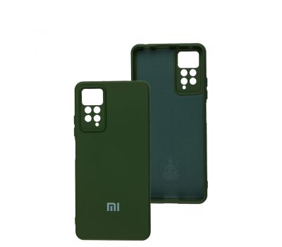 Чохол для Xiaomi Redmi Note 11 Pro Silicone Full camera dark green
