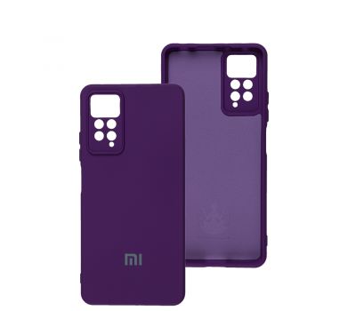 Чохол для Xiaomi Redmi Note 11 Pro Silicone Full camera purple