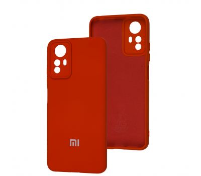 Чохол для Xiaomi Redmi Note 12S Silicone Full camera червоний
