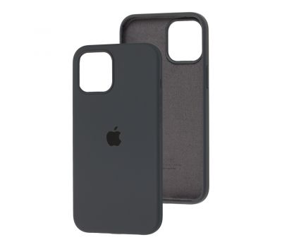 Чохол для iPhone 12 Pro Max Silicone Full сірий / dark grey
