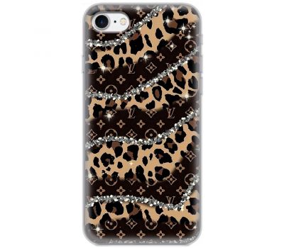 Чохол для iPhone 7/8 / SE MixCase Леопард Louis Vuitton