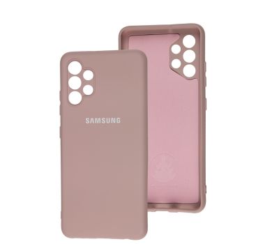 Чохол для Samsung Galaxy A32 (A325) Silicone Full camera pink sand