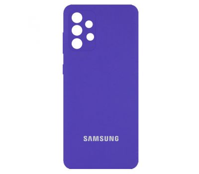 Чохол для Samsung Galaxy A32 (A325) Silicone Full camera purple
