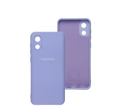 Чохол для Samsung Galaxy A03 Core (A032) Silicone Full camera dasheen