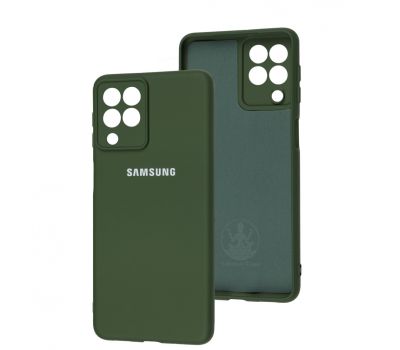 Чохол для Samsung Galaxy M53 (M536) Silicone Full camera dark green