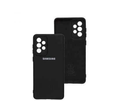 Чохол для Samsung Galaxy A73 Silicone Full camera чорний