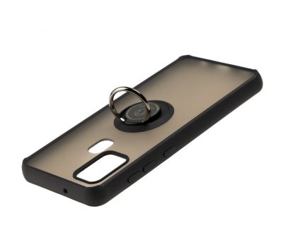 Чохол для Samsung Galaxy A21s (A217) LikGus Edging Ring чорний 3436135