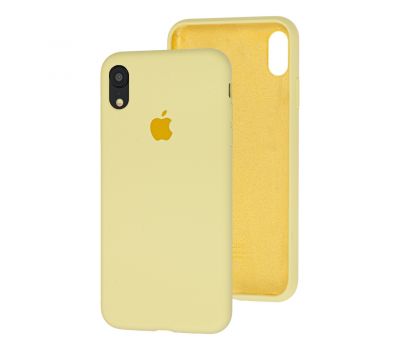 Чохол для iPhone Xr Silicone Full жовтий/mellow yellow