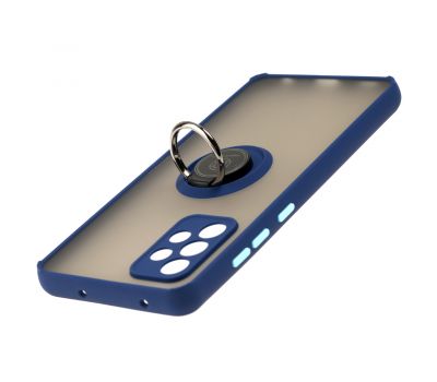 Чохол для Samsung Galaxy A72 (A726) LikGus Edging Ring синій 3437994