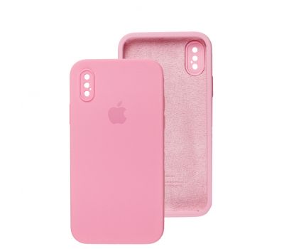 Чохол для iPhone X / Xs Square Full camera light pink