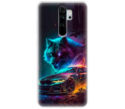 Чохол для Xiaomi Redmi Note 8 Pro MixCase машини bmw вовк