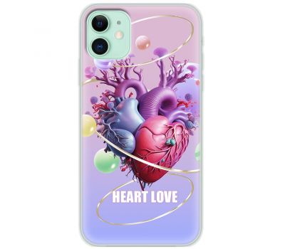 Чехол для iPhone 11 Mixcase для закоханих Heart Love