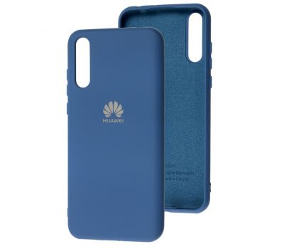 Чохол для Huawei P Smart S/Y8p Silicone Full синій/navy blue