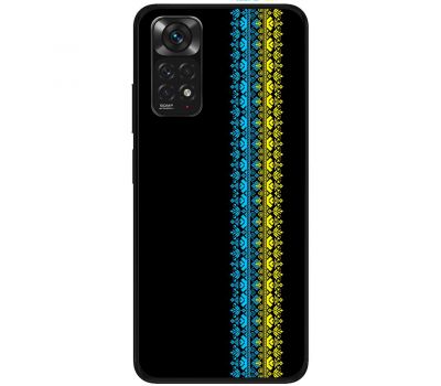 Чохол для Xiaomi Redmi Note 11 / 11s MixCase патріотичні синє-жовтий колір вишиванки