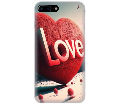 Чехол для iPhone 7 Plus / 8 Plus Mixcase для закоханих Love