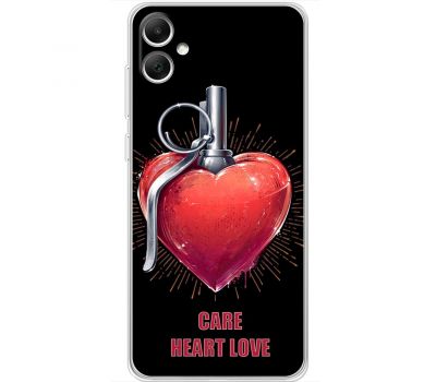 Чехол для Samsung Galaxy A04 (A045) Mixcase для закоханих care heart love