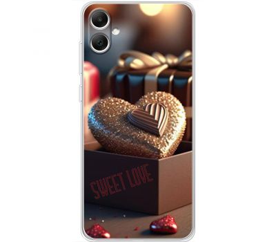 Чехол для Samsung Galaxy A04e (A042) Mixcase для закоханих chocolate Heart