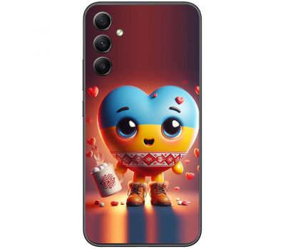 Чохол для Samsung Galaxy A05S (A057) MixCase асорті Серце орнамент