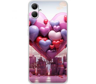 Чехол для Samsung Galaxy A05 (A055) Mixcase для закоханих balloons