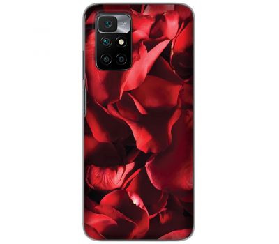 Чохол для Xiaomi Redmi 10 Mixcase для закоханих червона троянда