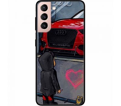 Чохол для Samsung Galaxy S21 (G991) MixCase машини неон Audi