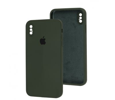 Чохол для iPhone Xs Max Square Full camera зелений / cyprus green
