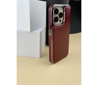 Чохол для iPhone 14 Puloka leather Lux red 3441044