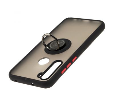 Чохол для Xiaomi  Redmi Note 8T LikGus Edging Ring чорний / червоний 3441515