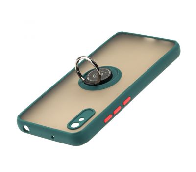 Чохол для Xiaomi Redmi 9A LikGus Edging Ring оливковий 3441909
