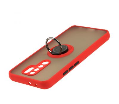 Чохол для Xiaomi Redmi 9 LikGus Edging Ring червоний 3441899