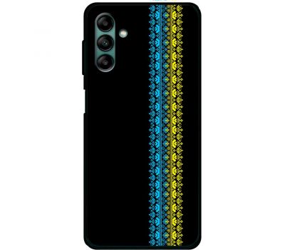 Чохол для Samsung Galaxy A04S (A047) MixCase патріотичні синє-жовтий колір вишиванки