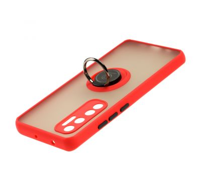 Чохол для Xiaomi Mi Note 10 Lite LikGus Edging Ring червоний 3441723