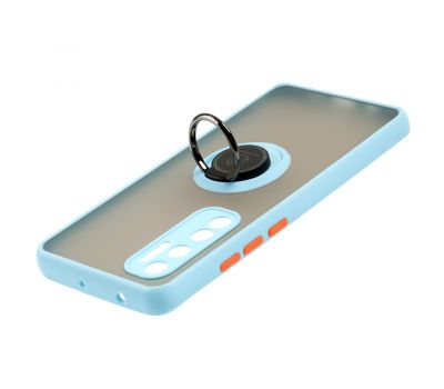 Чохол для Xiaomi  Mi Note 10 Lite LikGus Edging Ring бірюзовий 3441713