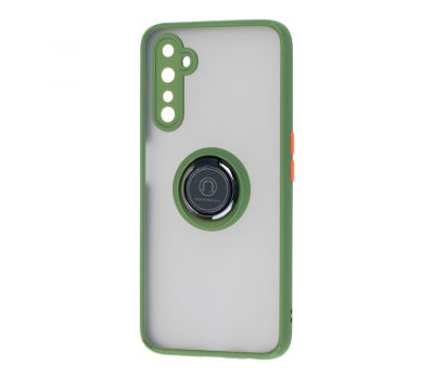 Чохол для Realme 6 Pro LikGus Edging Ring зелений
