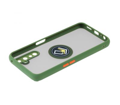 Чохол для Realme 6 Pro LikGus Edging Ring зелений 3442329