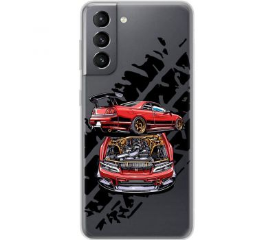 Чохол для Samsung Galaxy S21 (G991) MixCase машини red car