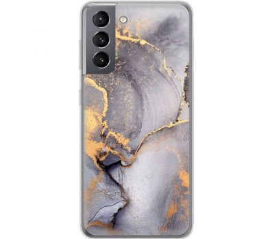 Чохол для Samsung Galaxy S21 (G991) MixCase мармур сірий