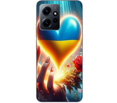 Чохол для Xiaomi Redmi Note 12 4G MixCase асорті Серце в долоні