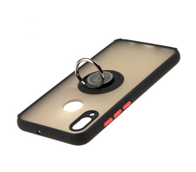 Чохол для Huawei P Smart 2019 LikGus Edging Ring чорний / червоний 3442204