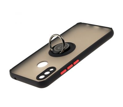 Чохол для Huawei P Smart Plus LikGus Edging Ring чорний / червоний 3442213