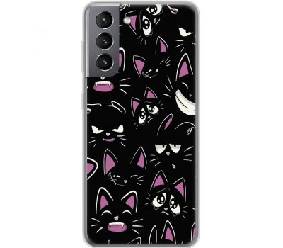 Чохол для Samsung Galaxy S21 (G991) MixCase мультики black cat