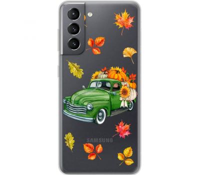 Чохол для Samsung Galaxy S21 (G991) MixCase осінь авто з гарбузами