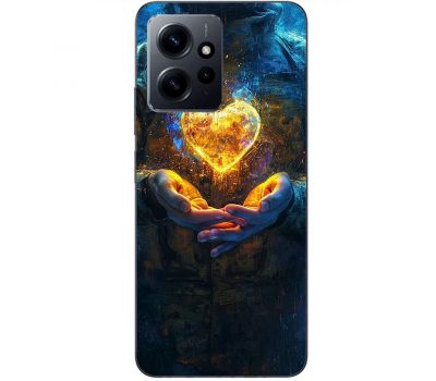 Чохол для Xiaomi Redmi Note 12 4G MixCase асорті Серце в долонях