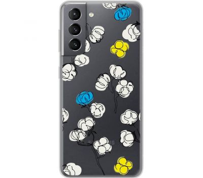 Чохол для Samsung Galaxy S21 (G991) MixCase патріотичні квіти бавовни