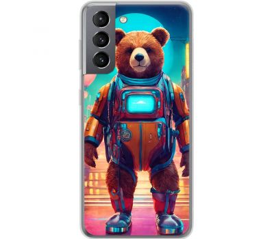 Чохол для Samsung Galaxy S21 (G991) MixCase різні ведмедик у скафандрі