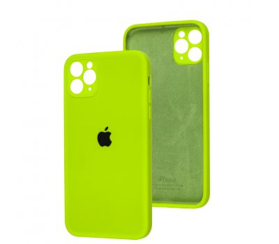 Чохол для iPhone 11 Pro Max Square Full camera neon green