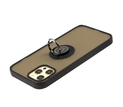 Чохол для iPhone 12 Pro Max LikGus Edging Ring чорний 3443189